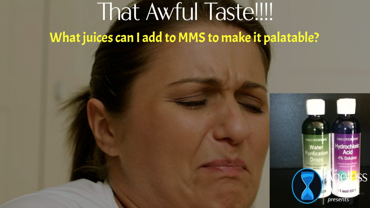 How to Mask the Taste of MMS