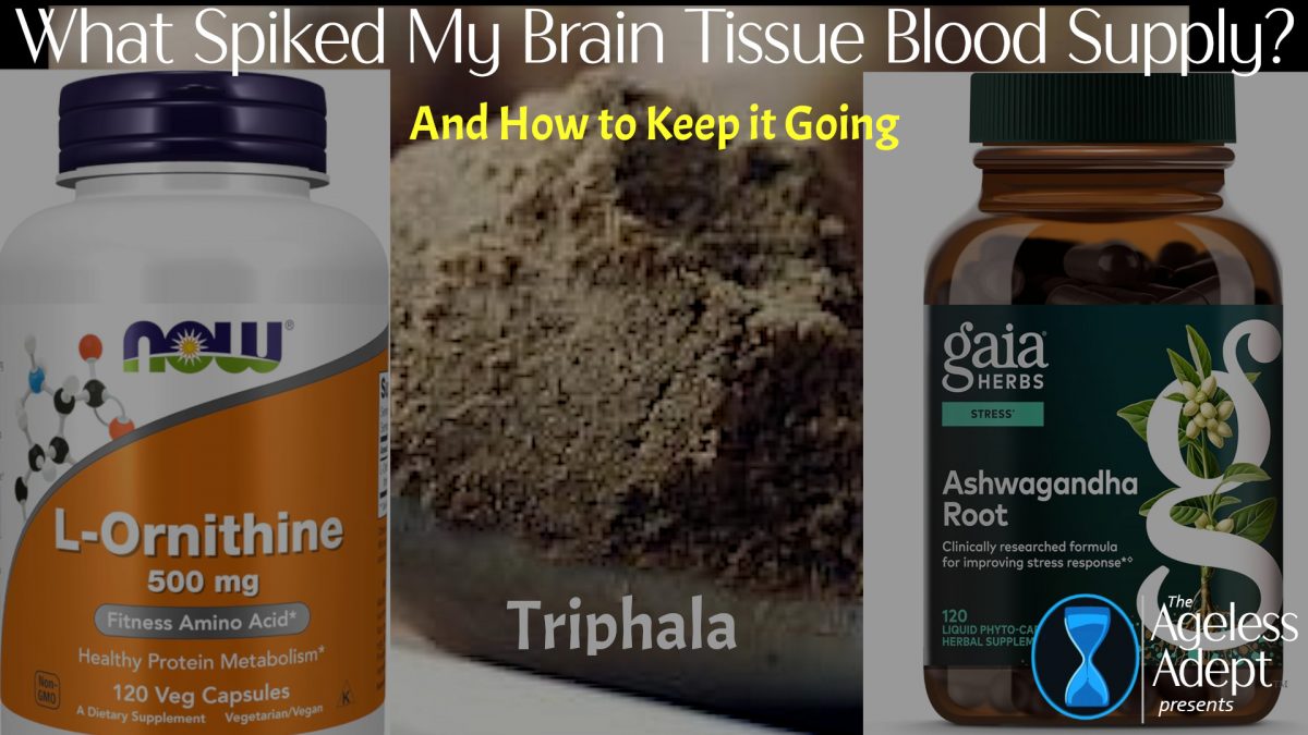 What Caused This Spike in Brain Tissue Blood Supply?