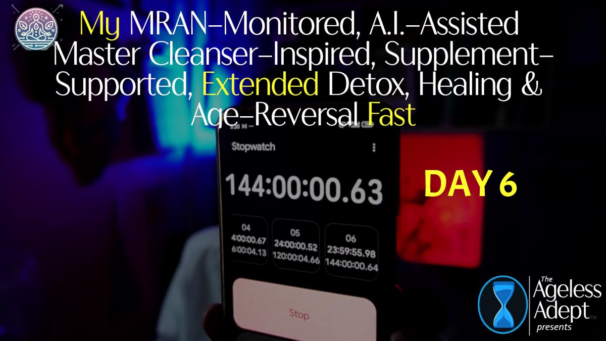 Operation Reboot—Day 6 (My A.I.-Assisted Fast!)